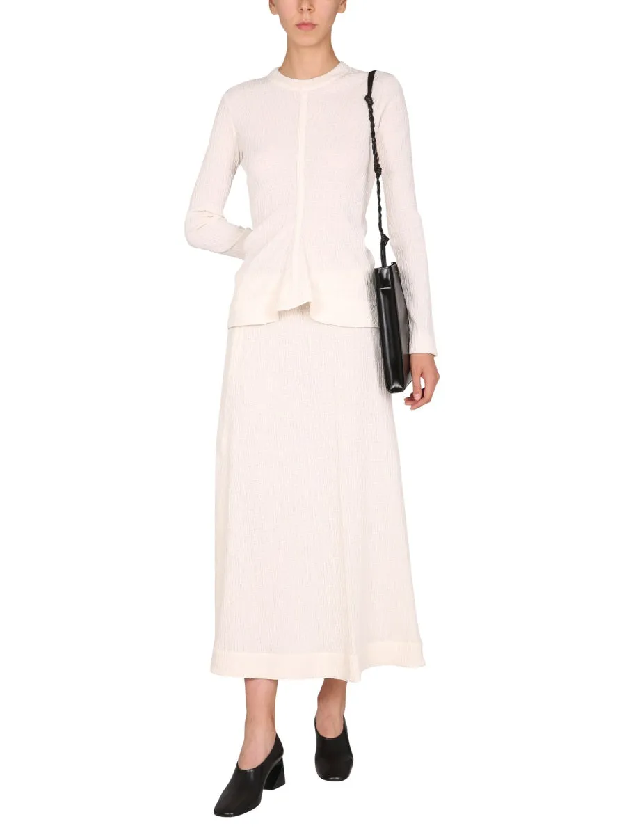 Jil Sander Ribbed Knit Top