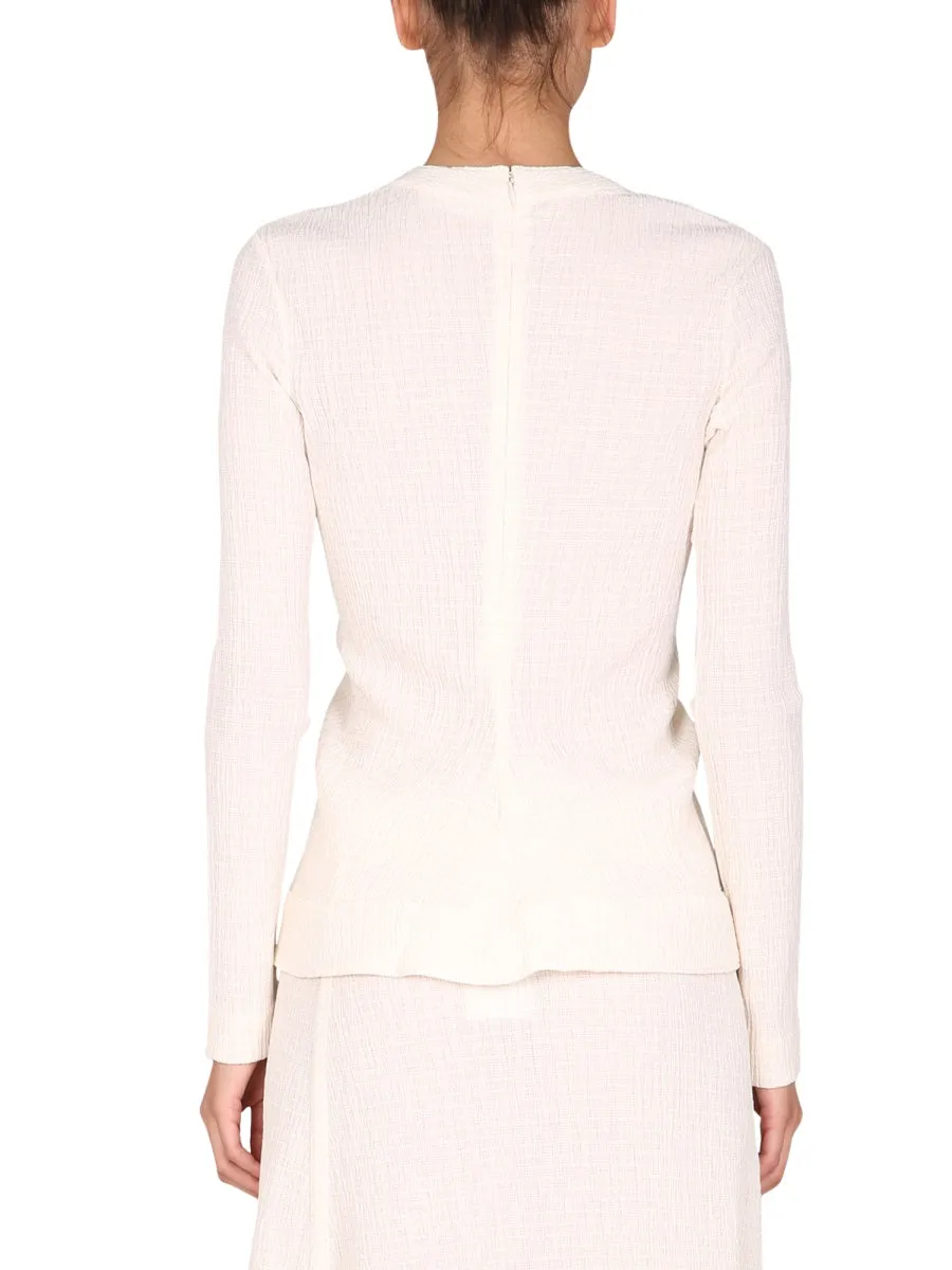 Jil Sander Ribbed Knit Top