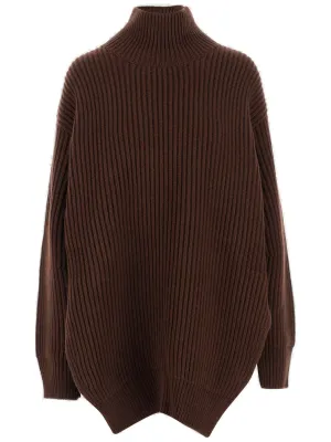 Jil Sander Turtleneck Ribbed Knit Jumper