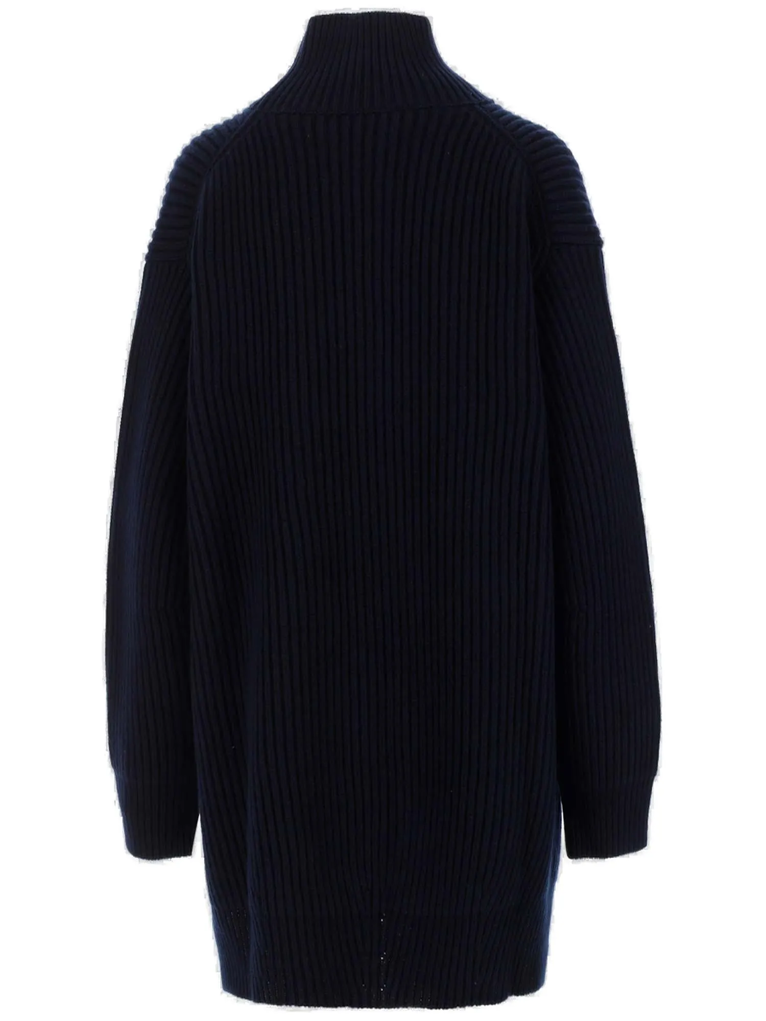 Jil Sander Turtleneck Ribbed Knit Jumper
