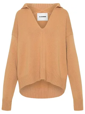 Jil Sander V-Neck Knit Sweater