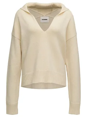 Jil Sander V-Neck Knit Sweater