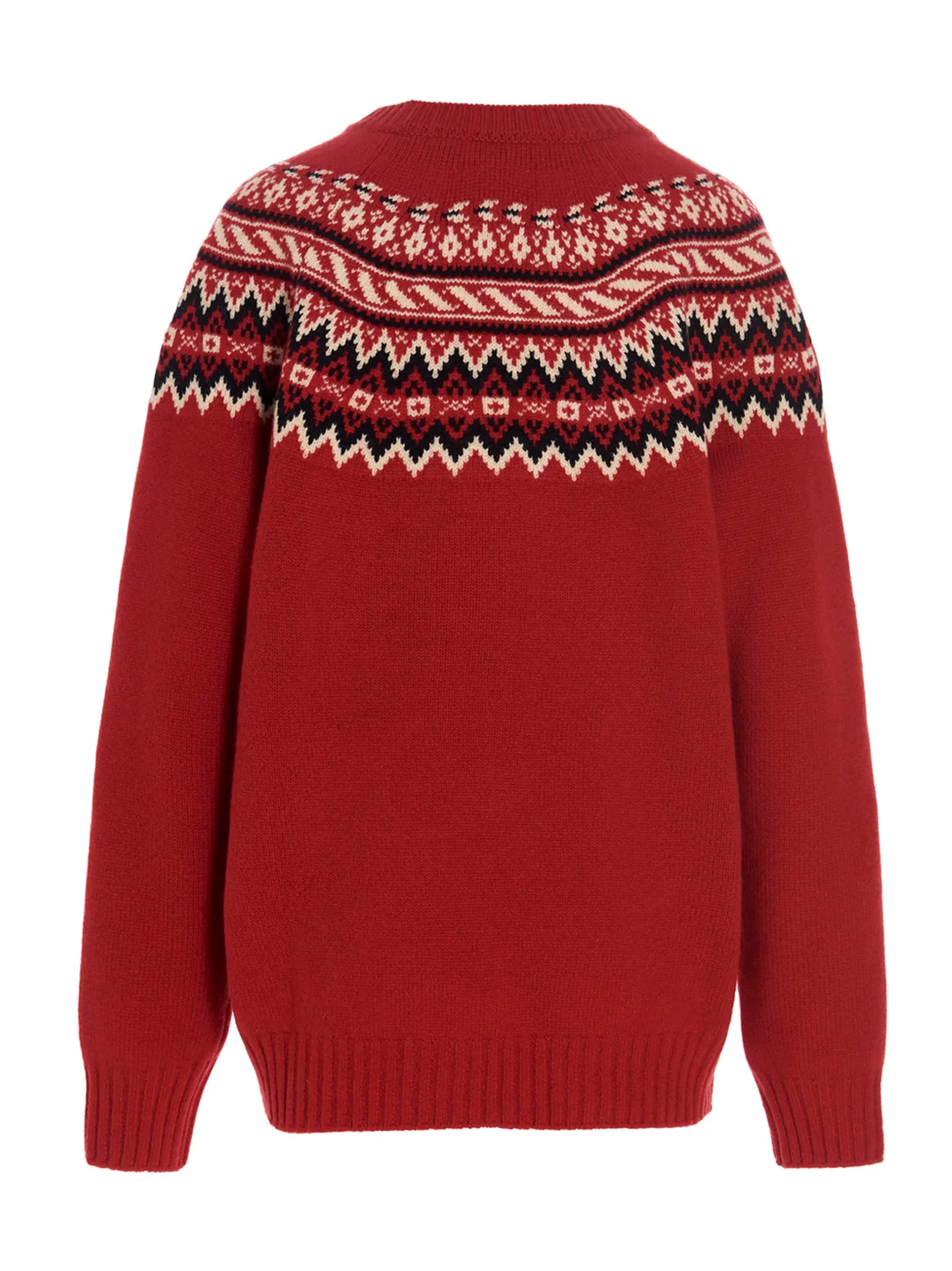 Junya Watanabe Aerosmith-Print Jacquard Sweater