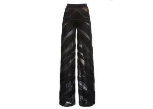 Just Cavalli Semi Sheer Wide Leg Pants