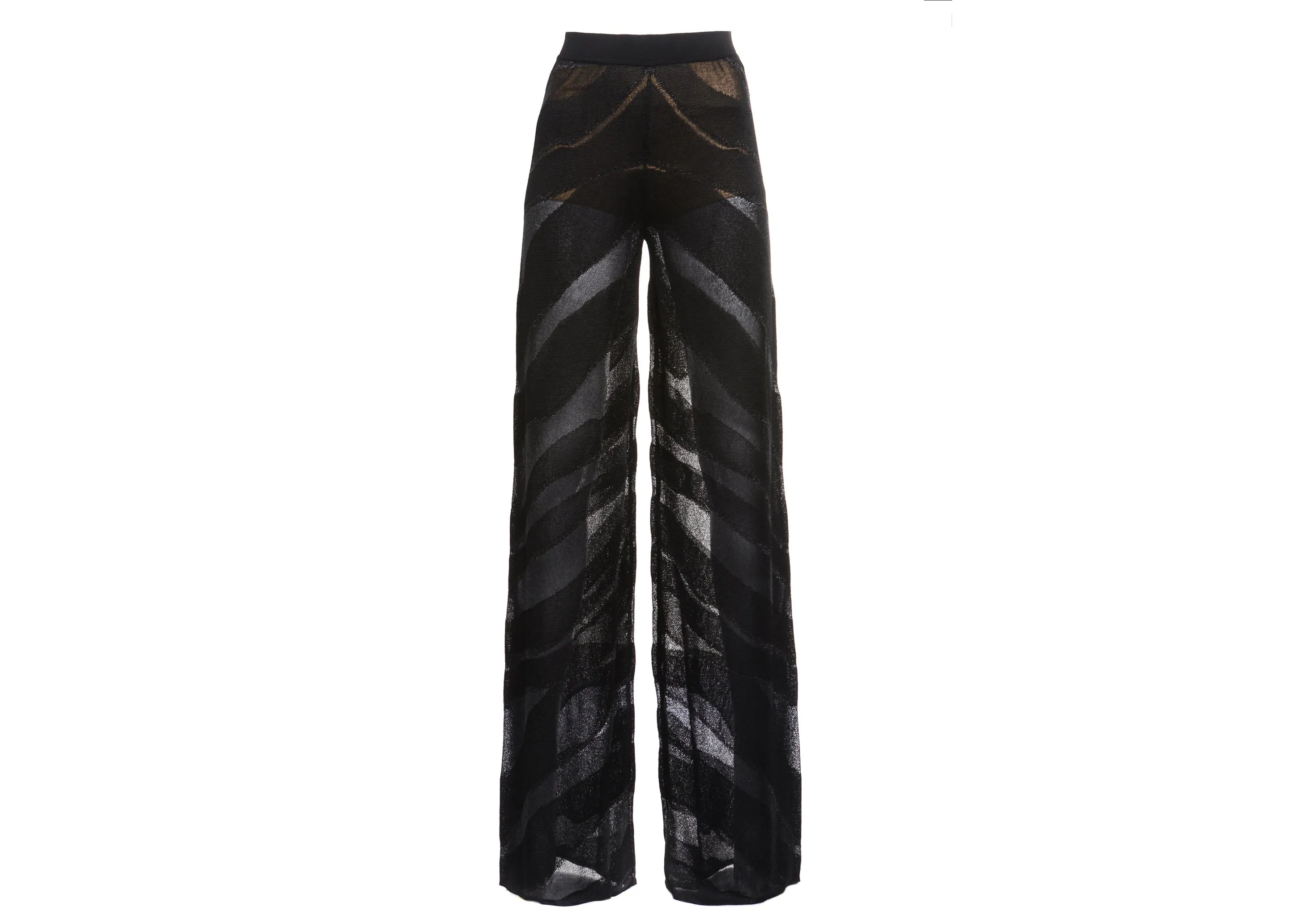 Just Cavalli Semi Sheer Wide Leg Pants