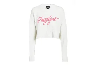 Just Cavalli Slogan Print Knitted Sweater