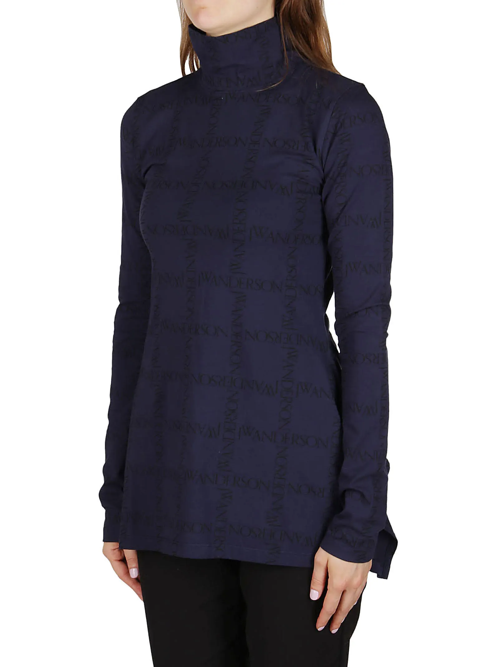 JW Anderson High-Neck Knit Top