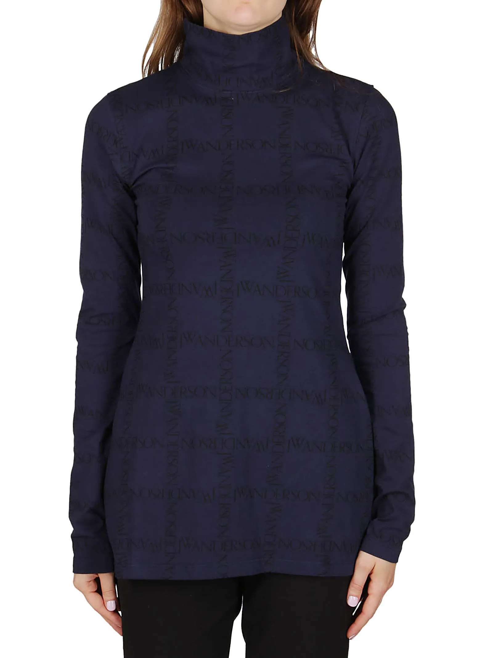 JW Anderson High-Neck Knit Top