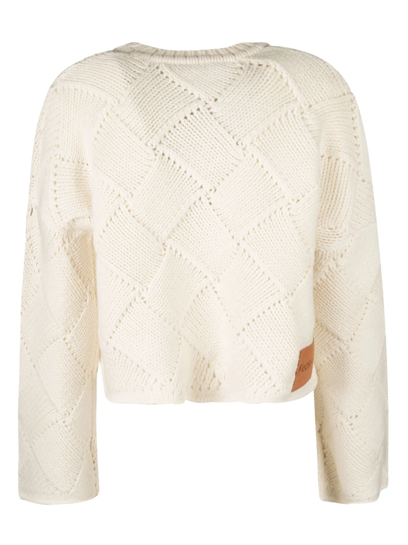 JW Anderson Weave Knit Cropped Jumper