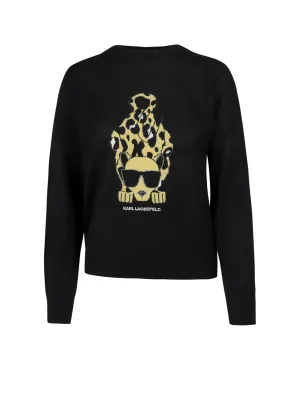 Karl Lagerfeld Ikonik Karlimal Knitted Sweater