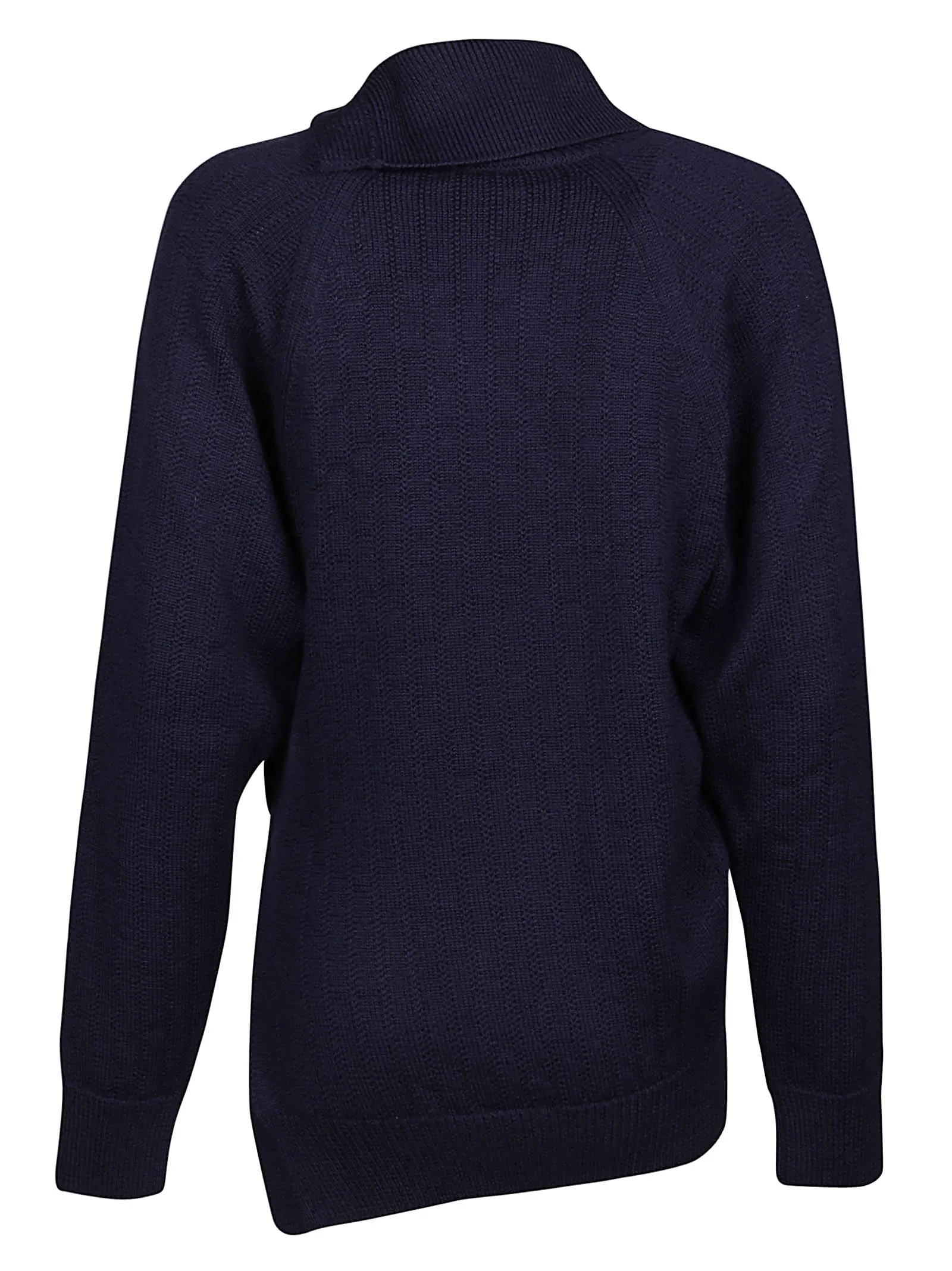 Kenzo Buttoned Roll-Neck Knit Sweater