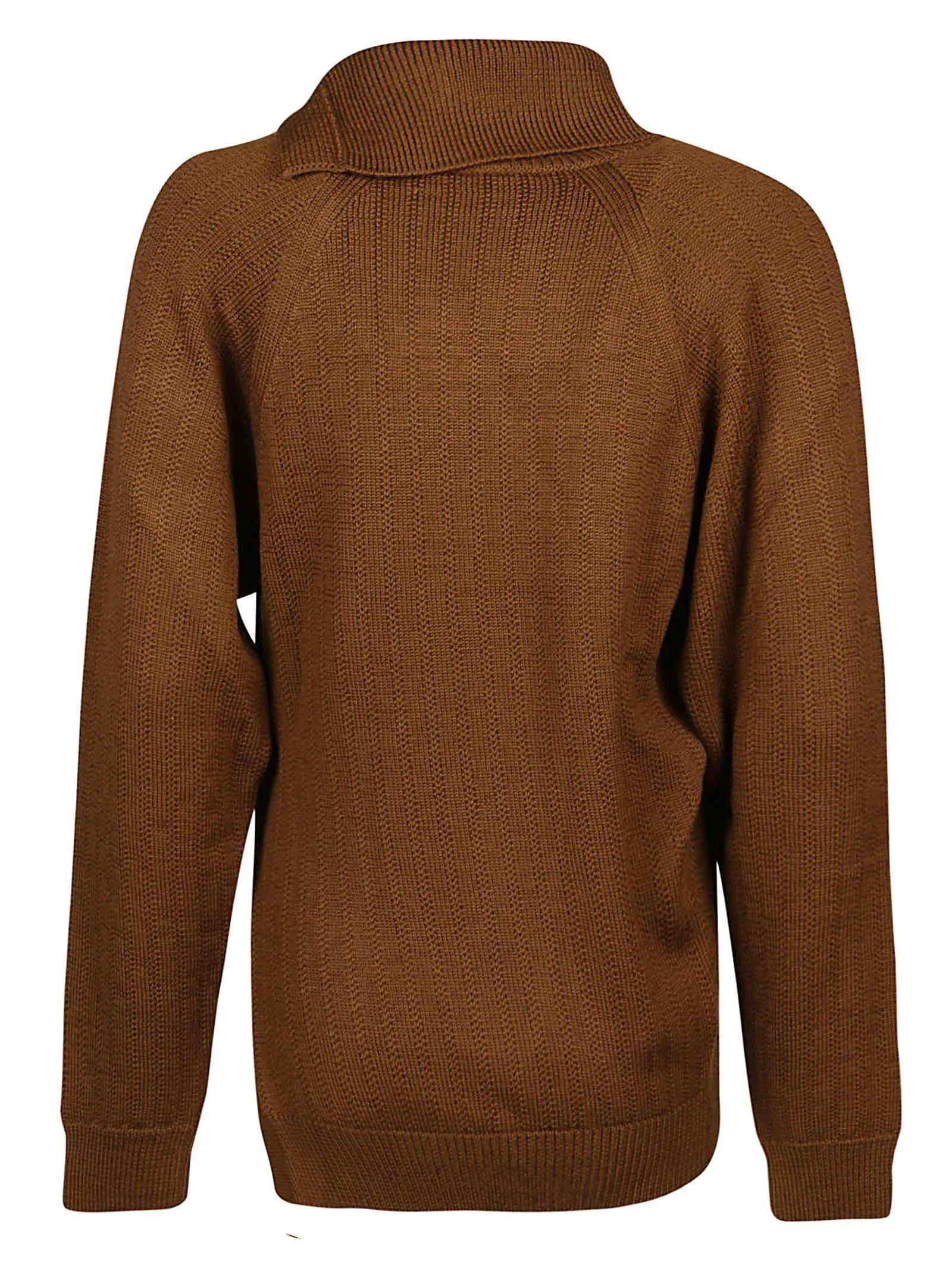 Kenzo Buttoned Roll-Neck Knit Sweater