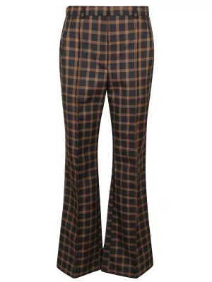 Kenzo Checked Flared Pants