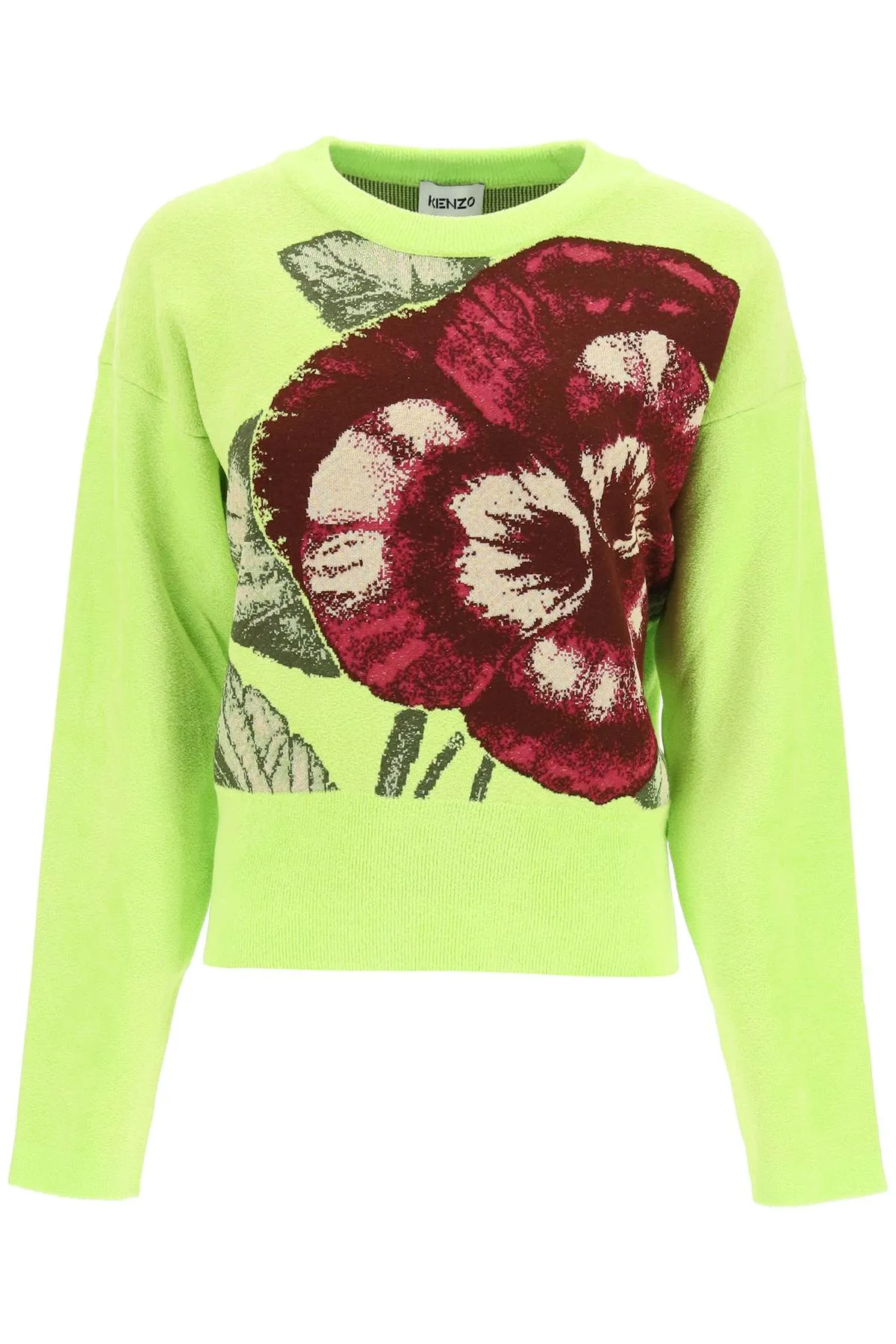 Kenzo Floral Print Knit Jumper