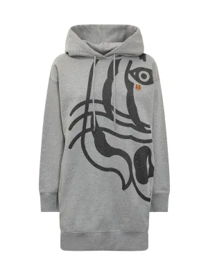 Kenzo K-Tiger Hooded Sweater Dress