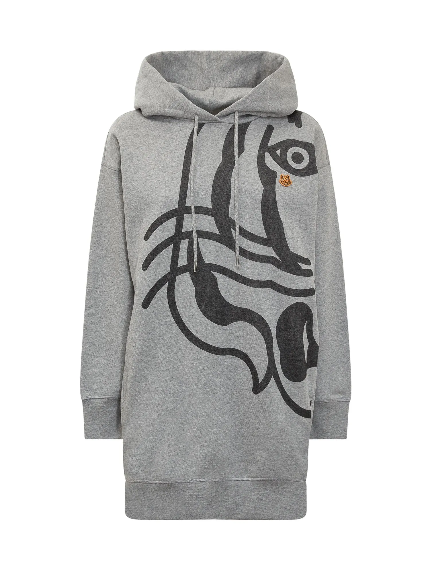 Kenzo K-Tiger Hooded Sweater Dress