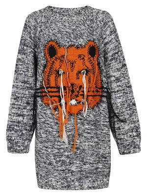 Kenzo K-Tiger Intarsia Knit Dress