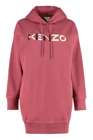Kenzo Logo Print Sweater Dress