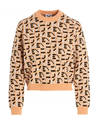 Kenzo Monogram Crewneck Knit Jumper