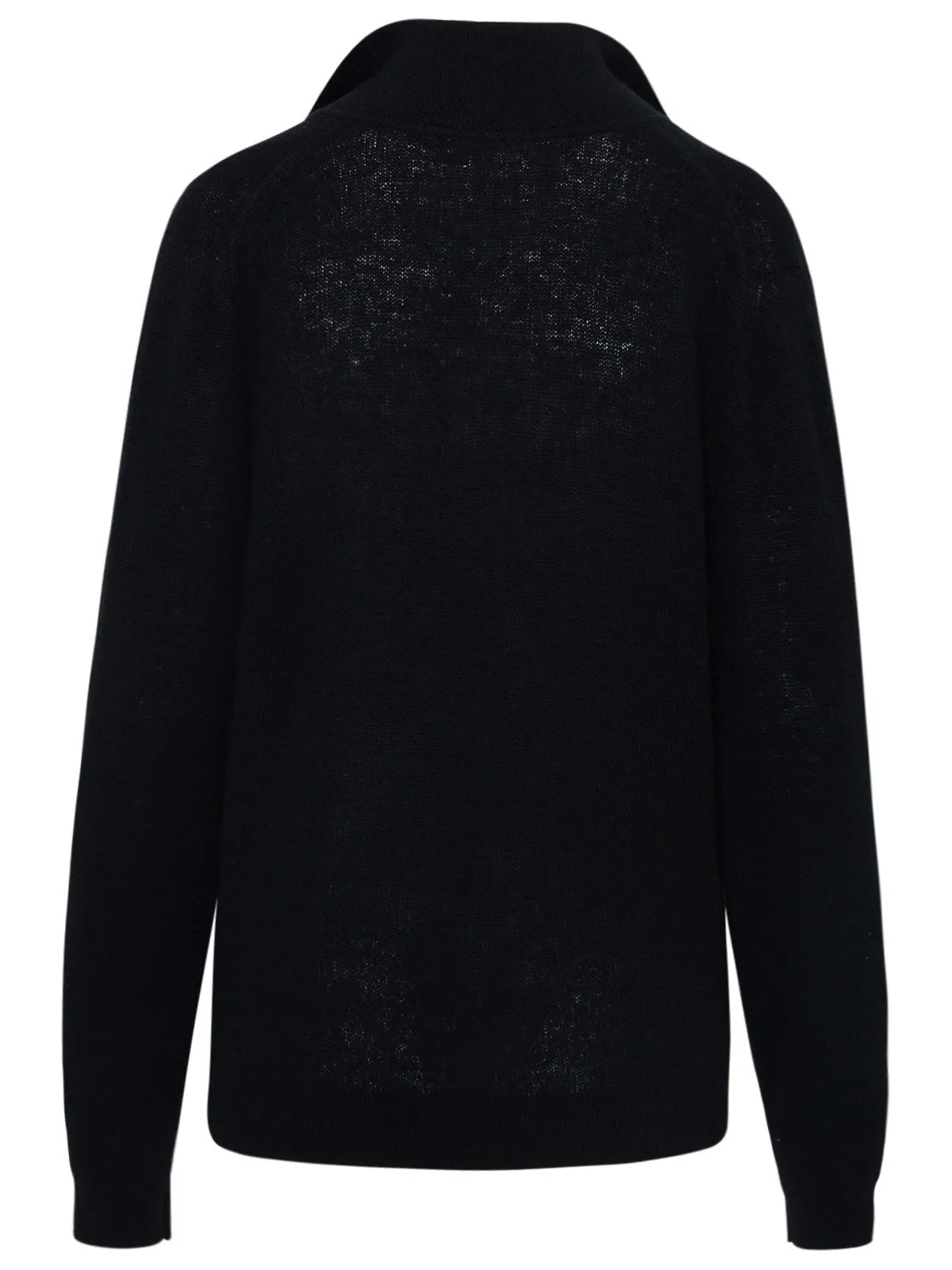 Khaite Jo Open-Neck Polo Sweater