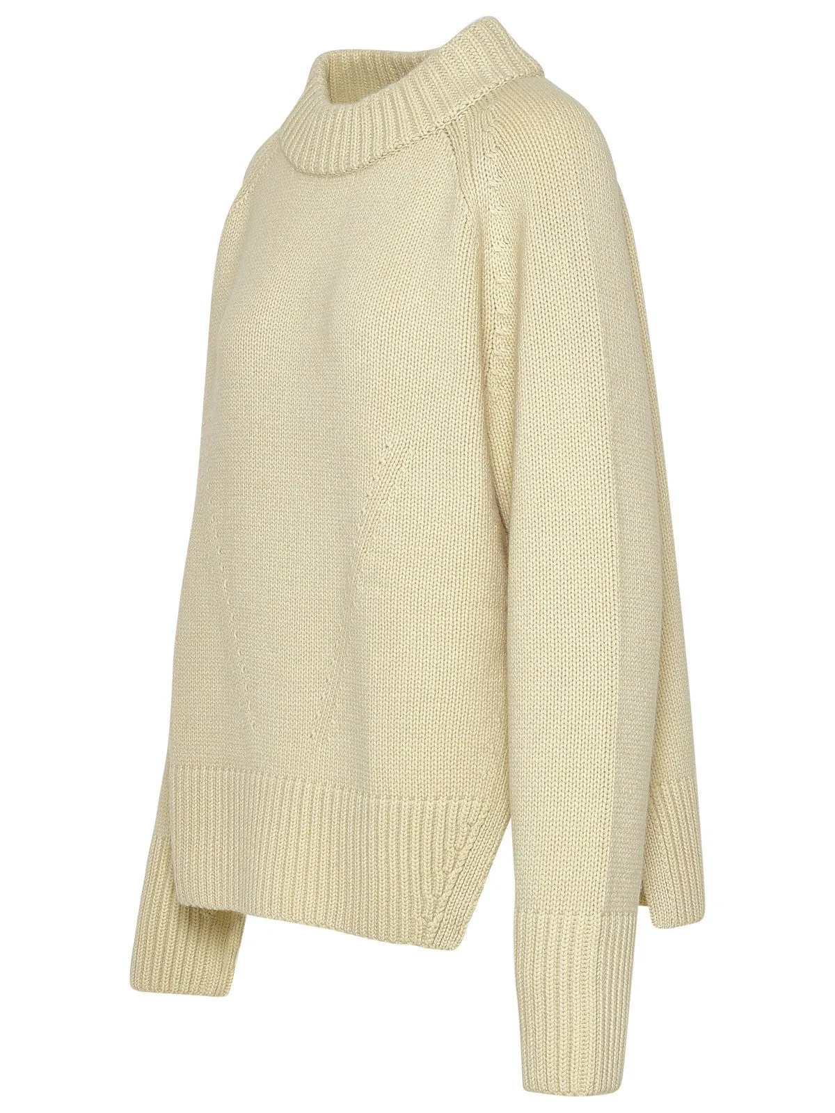 Khaite Knitted Mock Neck Sweater