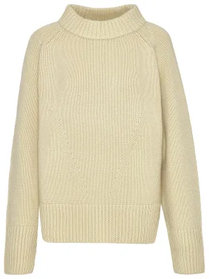 Khaite Knitted Mock Neck Sweater