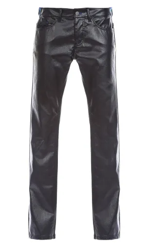 Koch Embossed Straight-Leg Trousers