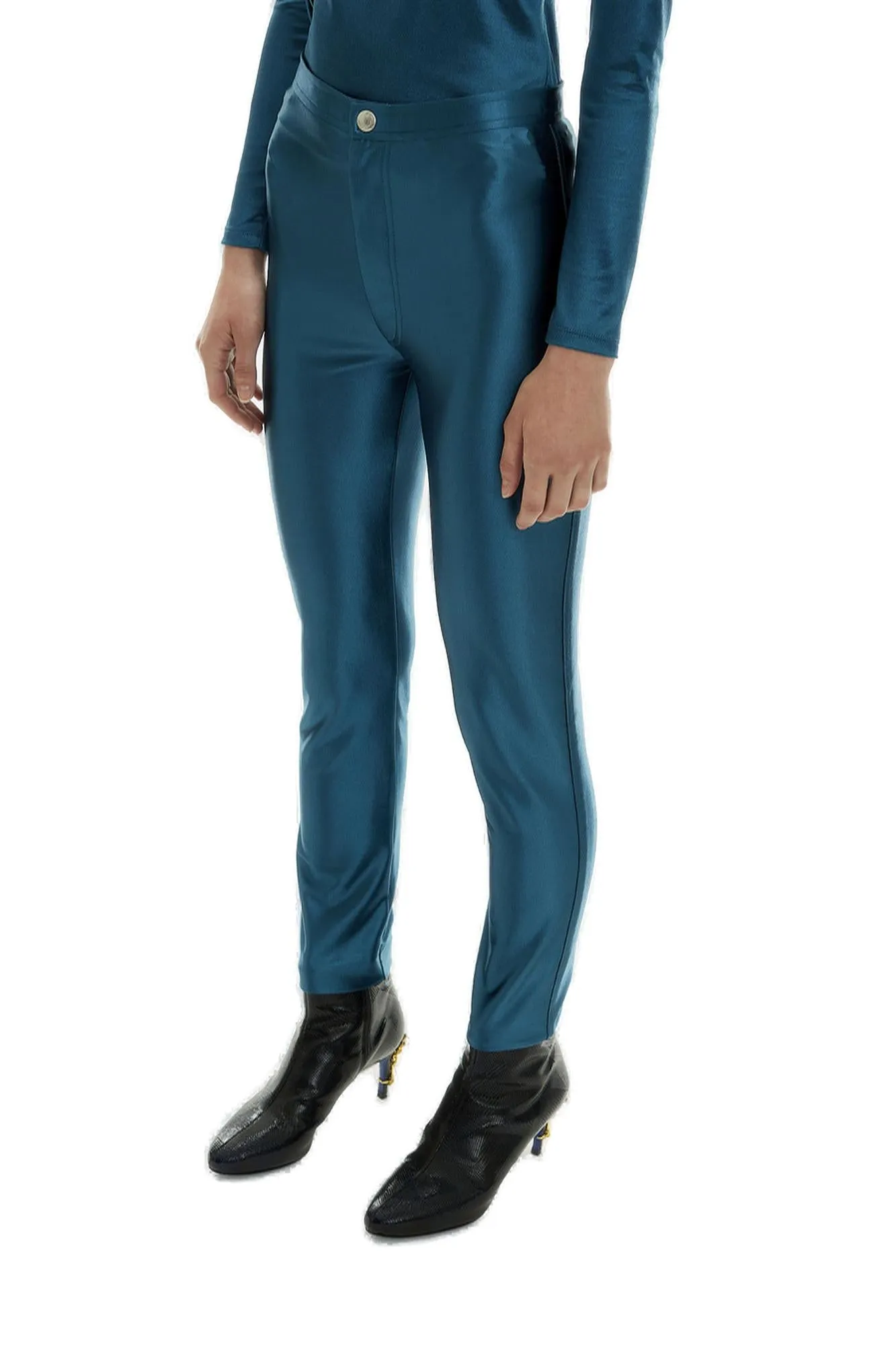 Koch Logo Embroidered Skinny Trousers