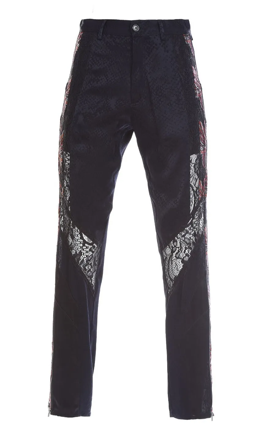 Koch Panelled Straight-Leg Pants
