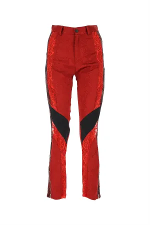 Koch Panelled Straight-Leg Pants
