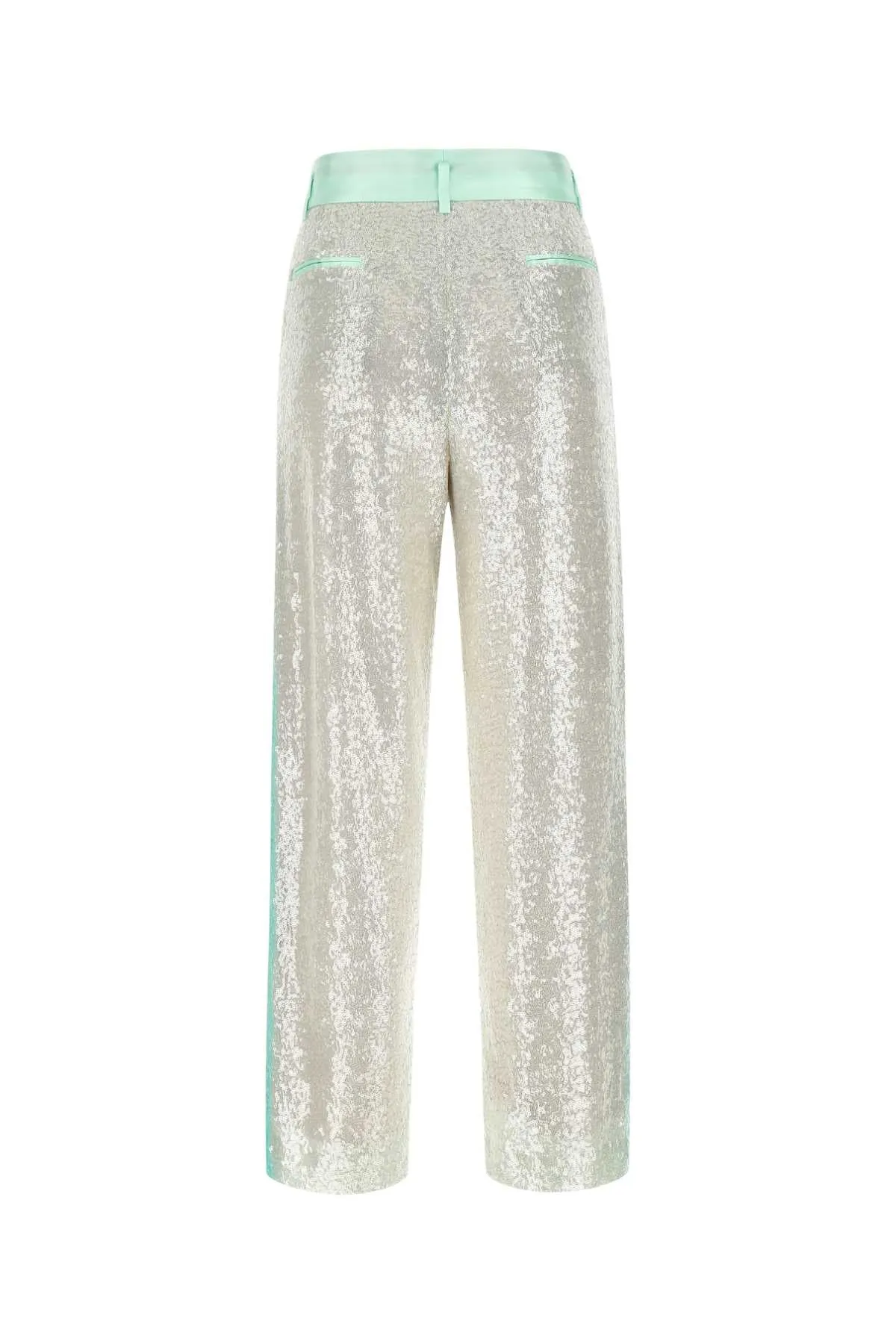 Koch Satin Trim Sequinned Trousers