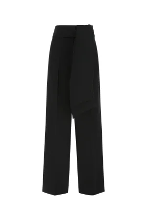 Lanvin Tie-Waist Palazzo Pants