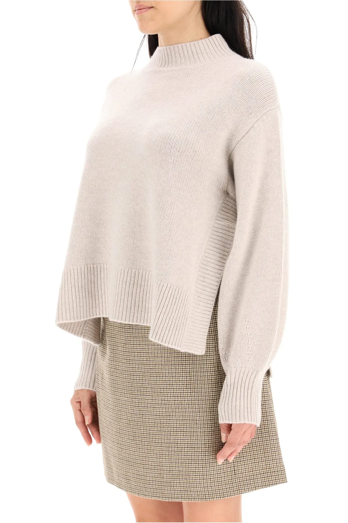 Le Kasha High Neck Ribbed Sweater