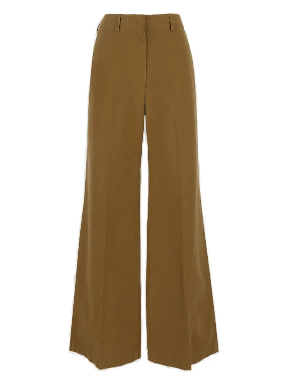 Lemaire Button Detailed Wide Leg Trousers
