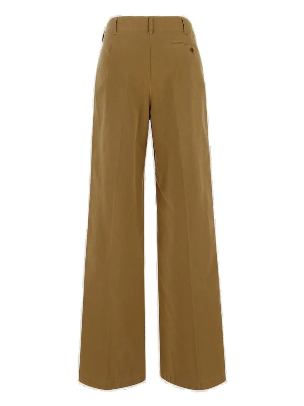 Lemaire Button Detailed Wide Leg Trousers