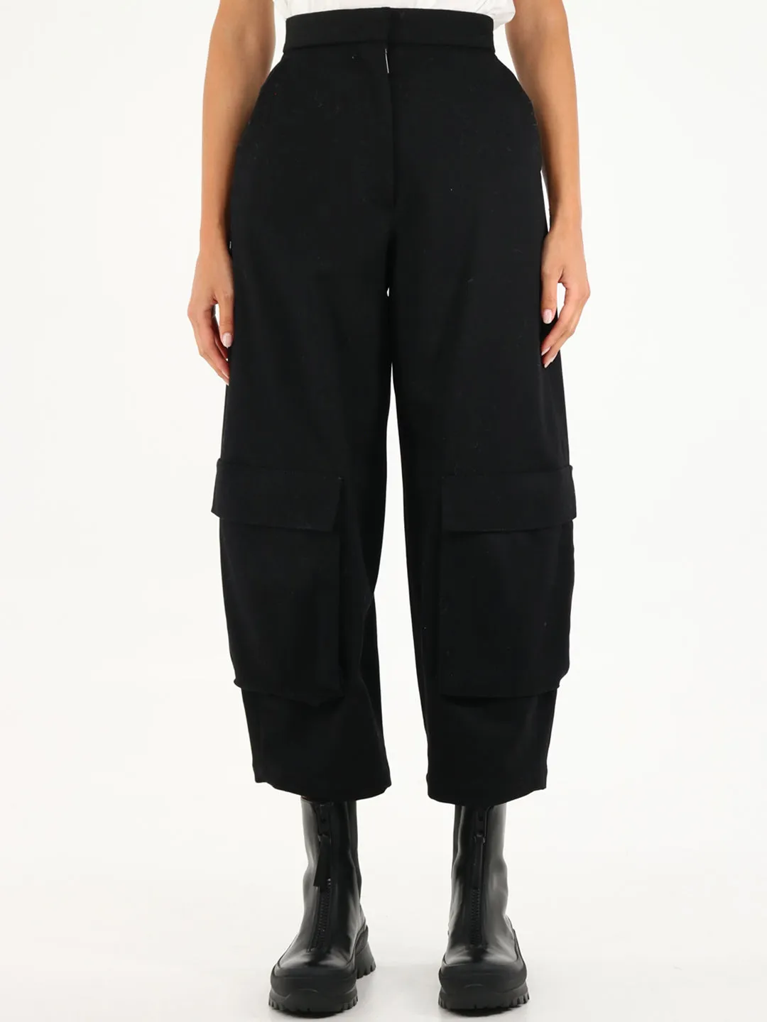 Loewe Cropped Cargo Trousers