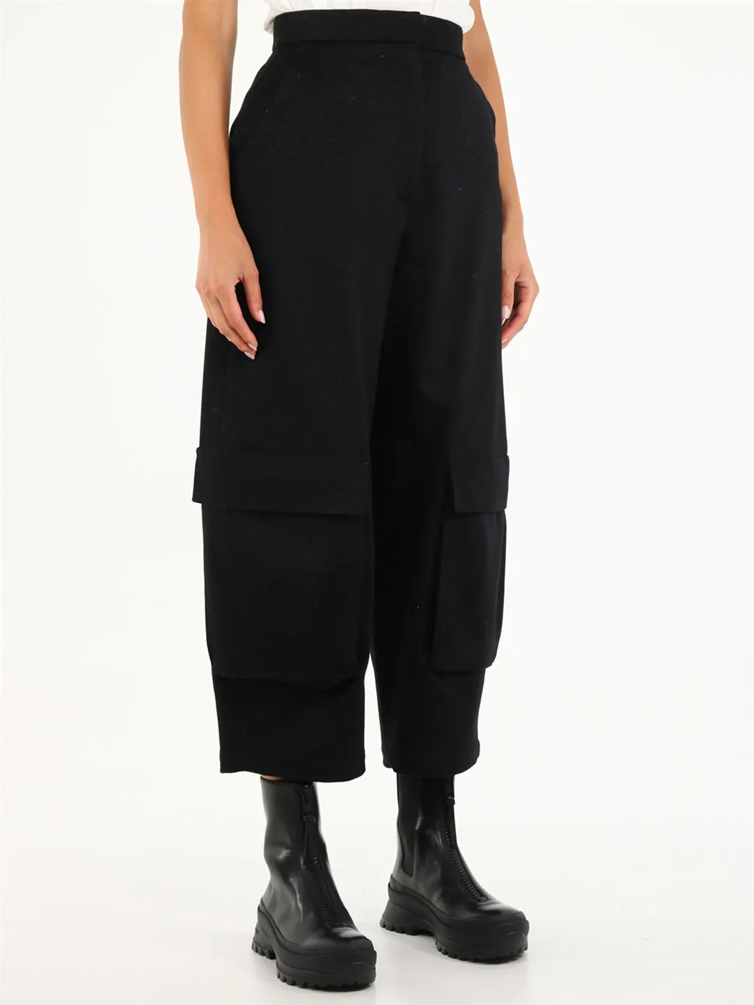 Loewe Cropped Cargo Trousers