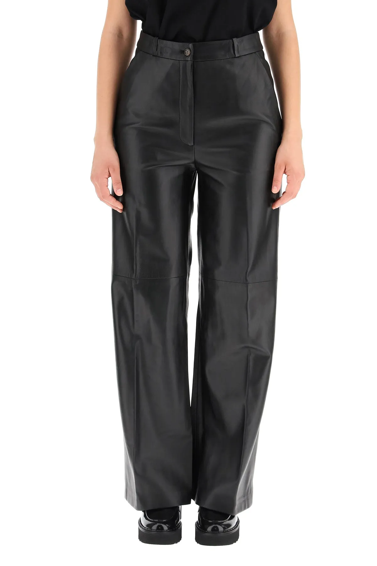 Loulou Studio Noro Leather Pants