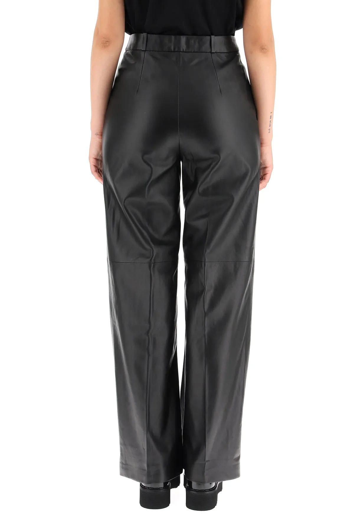 Loulou Studio Noro Leather Pants