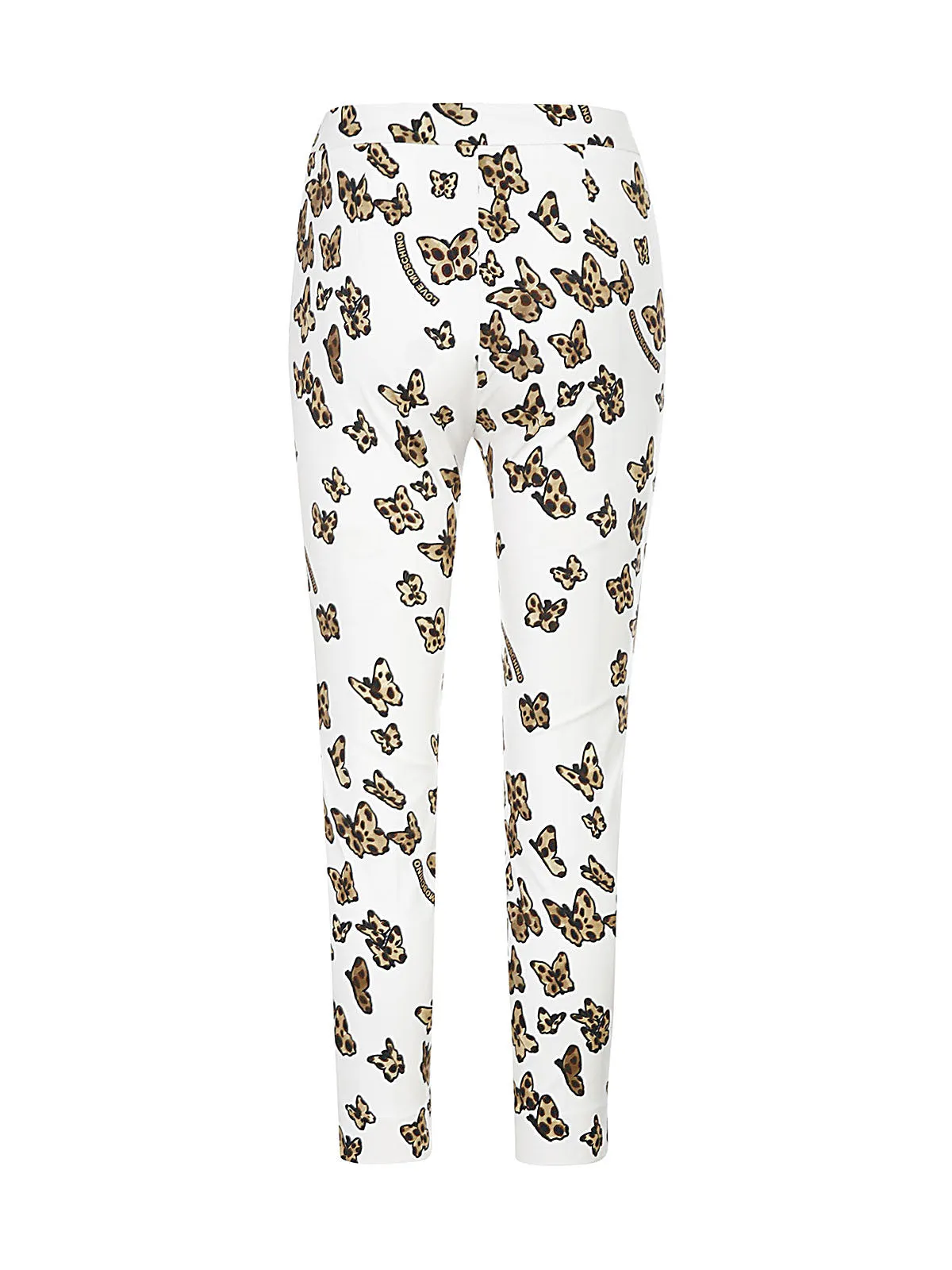 Love Moschino Butterfly Printed Skinny Pants