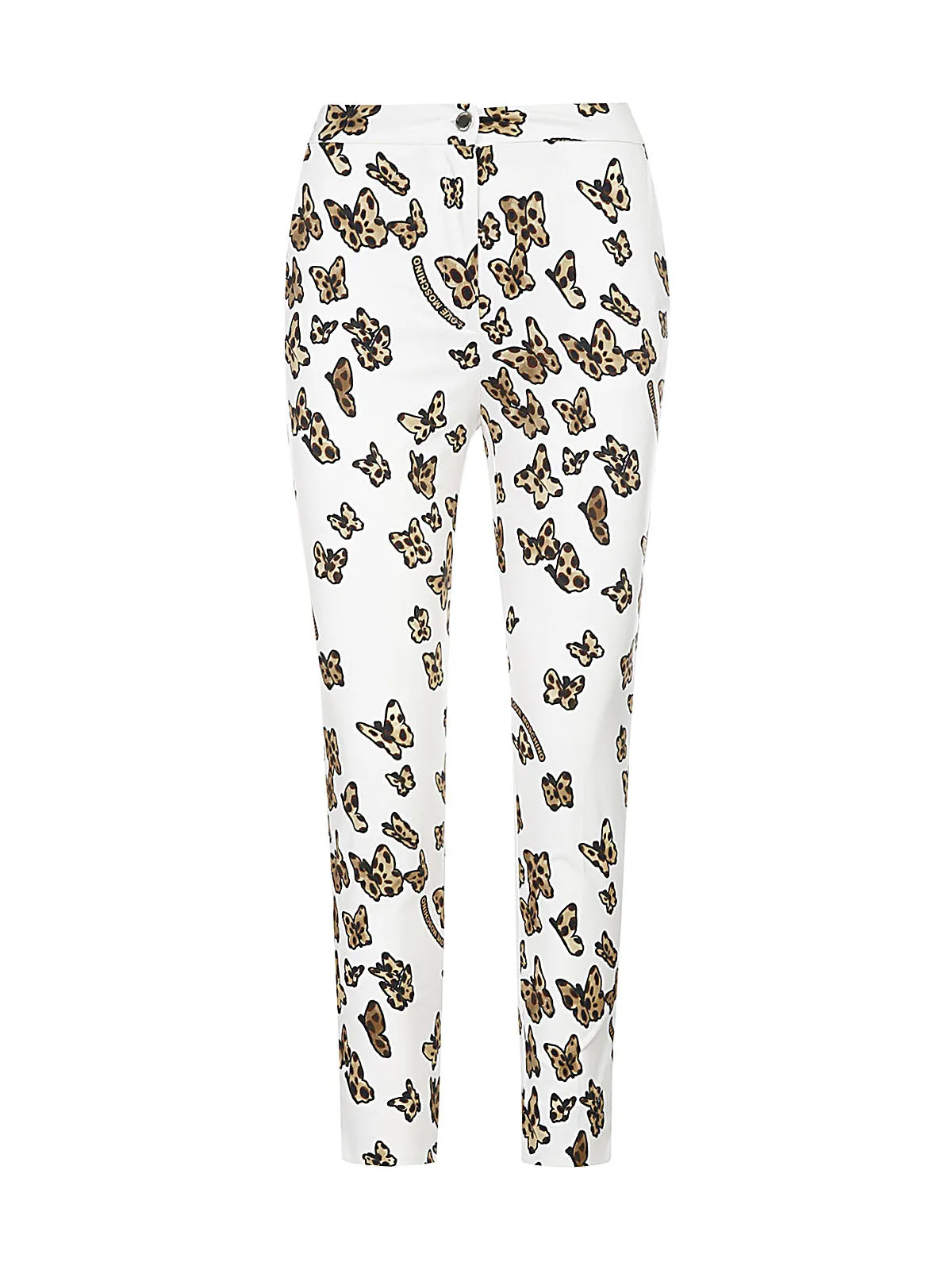 Love Moschino Butterfly Printed Skinny Pants