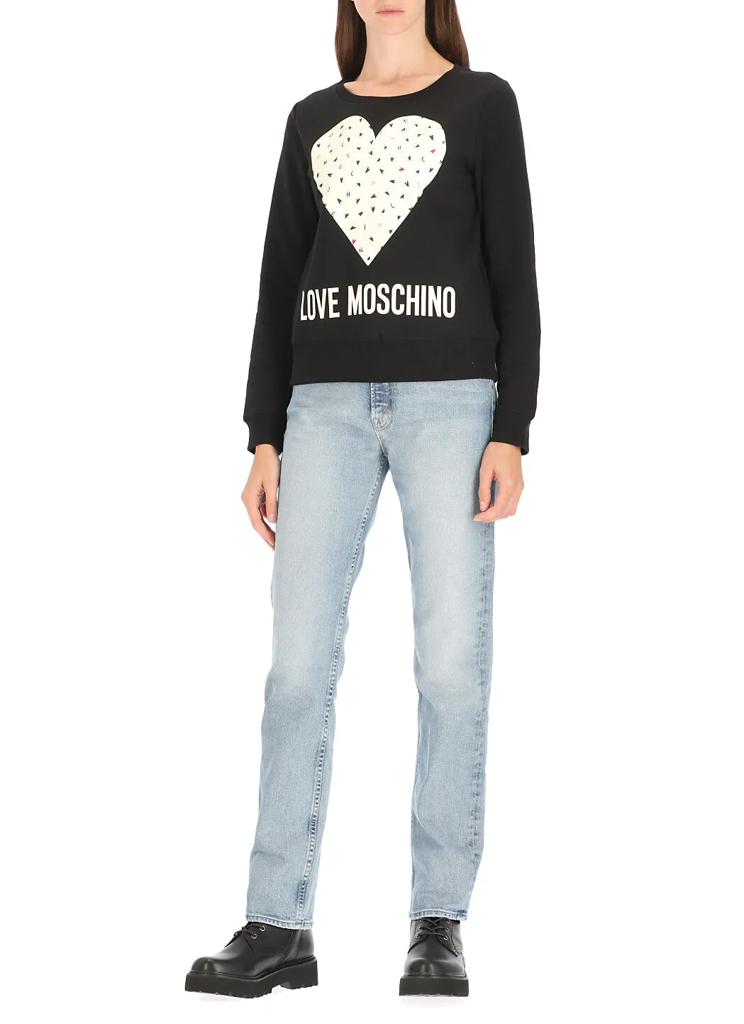 Love Moschino Heart Crewmeck Sweater