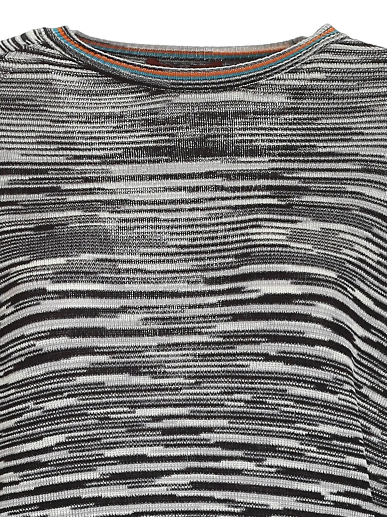 M Missoni Ribbed Hem Crewneck Sweater