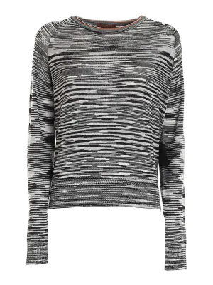 M Missoni Ribbed Hem Crewneck Sweater
