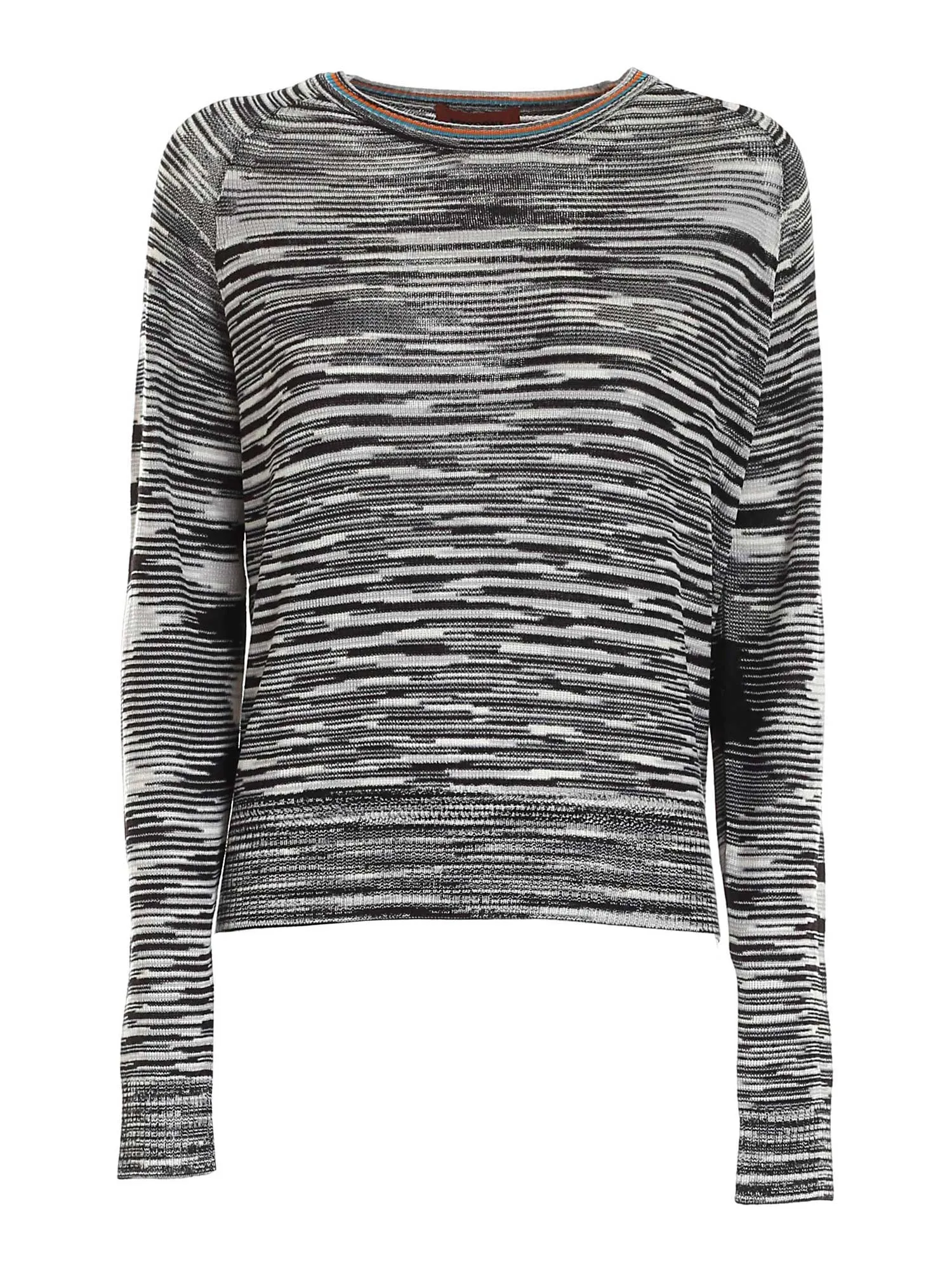 M Missoni Ribbed Hem Crewneck Sweater