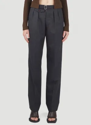 Maison Margiela High Waisted Belted Trousers