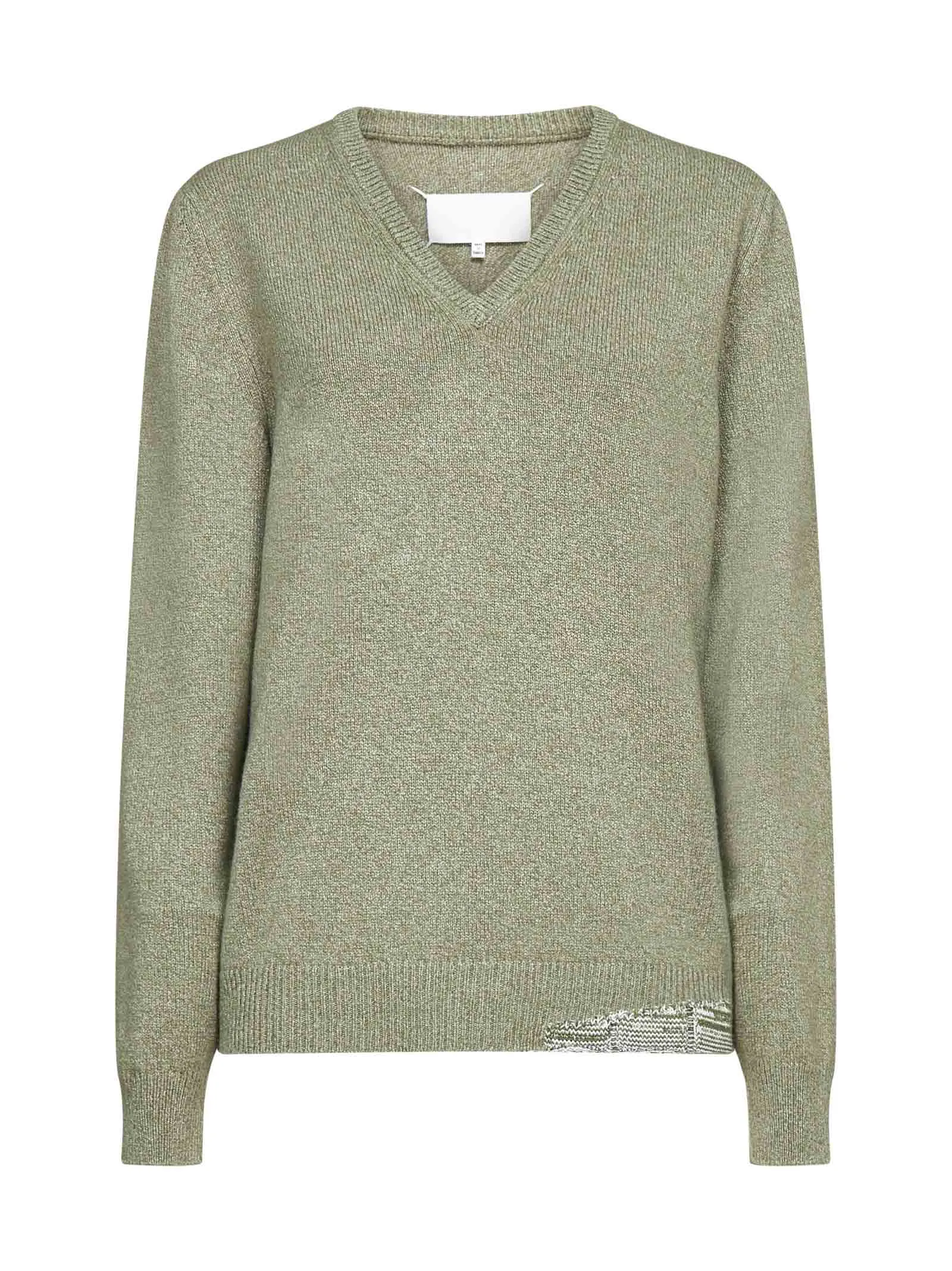 Maison Margiela Panel Detailed Knit Jumper