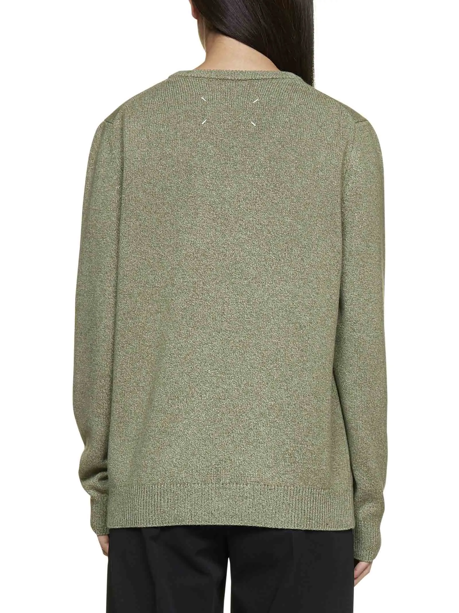 Maison Margiela Panel Detailed Knit Jumper