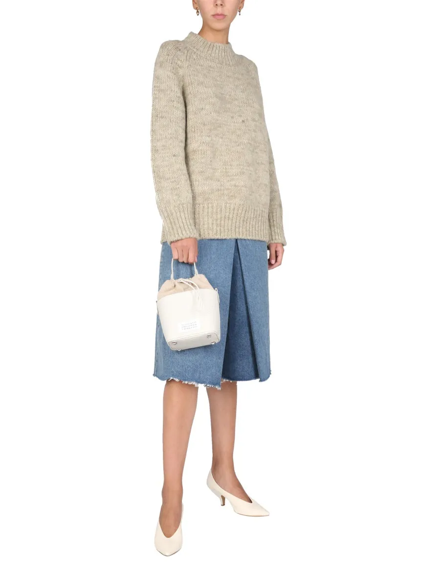 Maison Margiela Ribbed Detail Knit Jumper