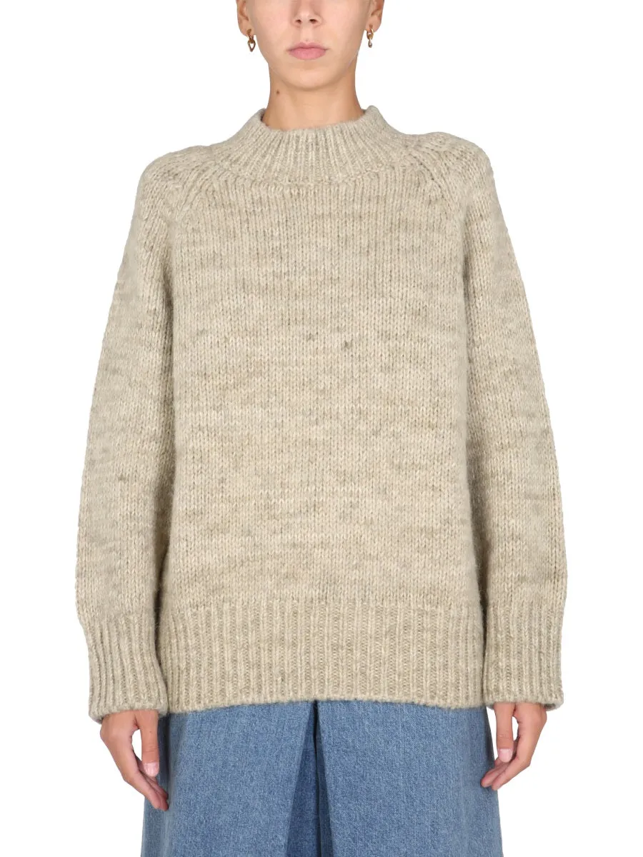 Maison Margiela Ribbed Detail Knit Jumper